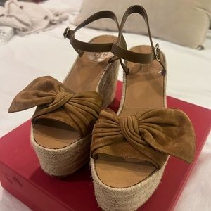 Valentino Wedges with bow detail
